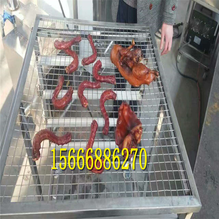 熟食店用豬蹄煙熏爐 ，豬頭肉煙熏上色設備