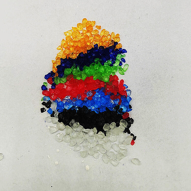 工廠供應染色玻璃砂 彩色玻璃砂 造景用染色玻璃砂批發