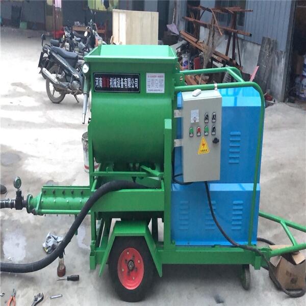 輕鋼別墅墻體灌漿機 噴漿設備注漿墻體機 螺桿式橋梁壓漿泵