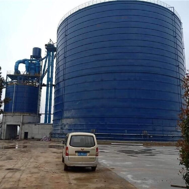 湖南3萬噸粉煤灰儲存倉建造 熟料鋼板庫設計制作 國華倉儲 歡迎現場考察