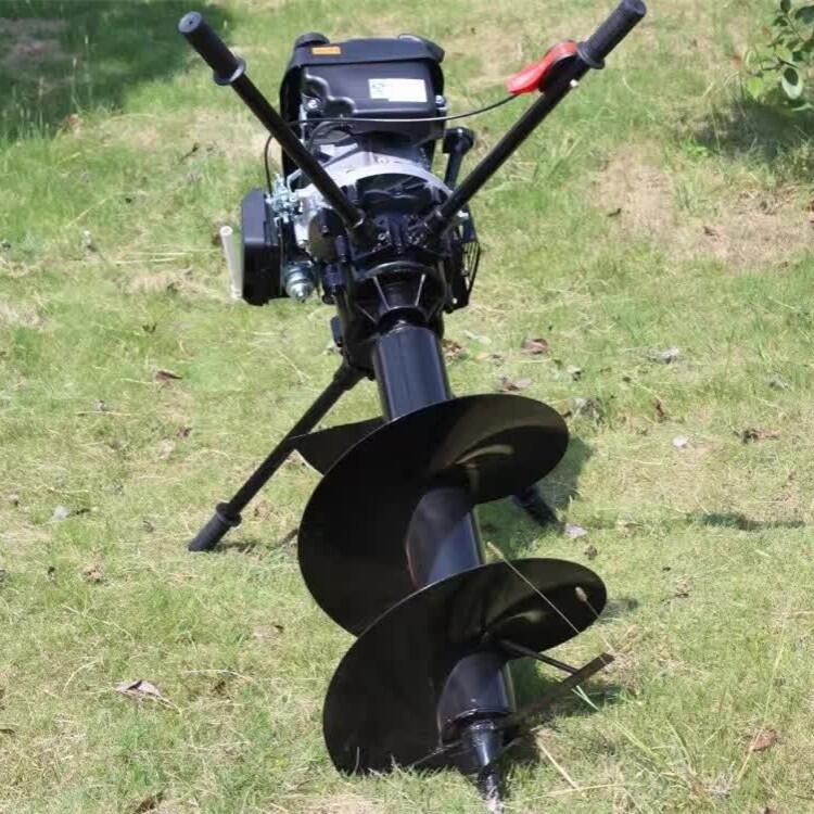 果樹挖孔機 拖拉機樹坑機鉆孔機種樹鉆坑機植樹挖坑機 栽樹挖坑機