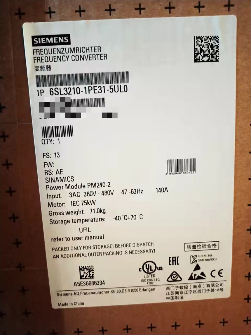 TG120 ģK 6SL3210-1PE31-5UL0 ԭbF(xin)؛