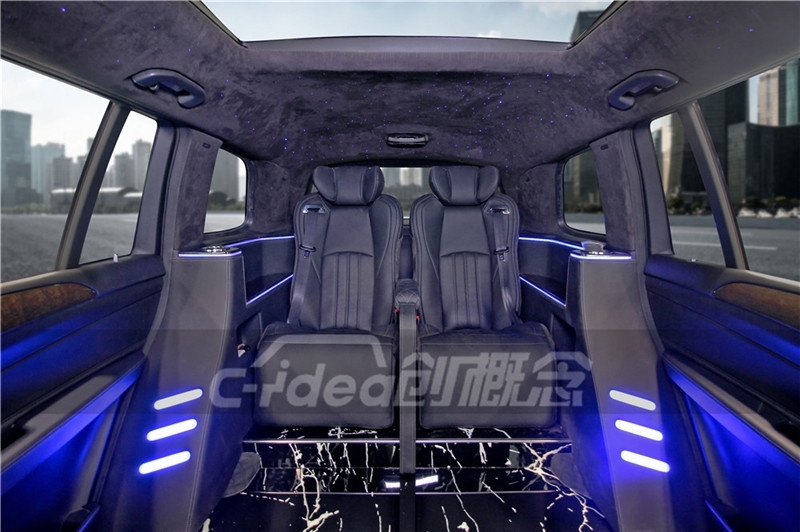 奔馳GLS450定制個性內飾,喜歡的車主可以來看看