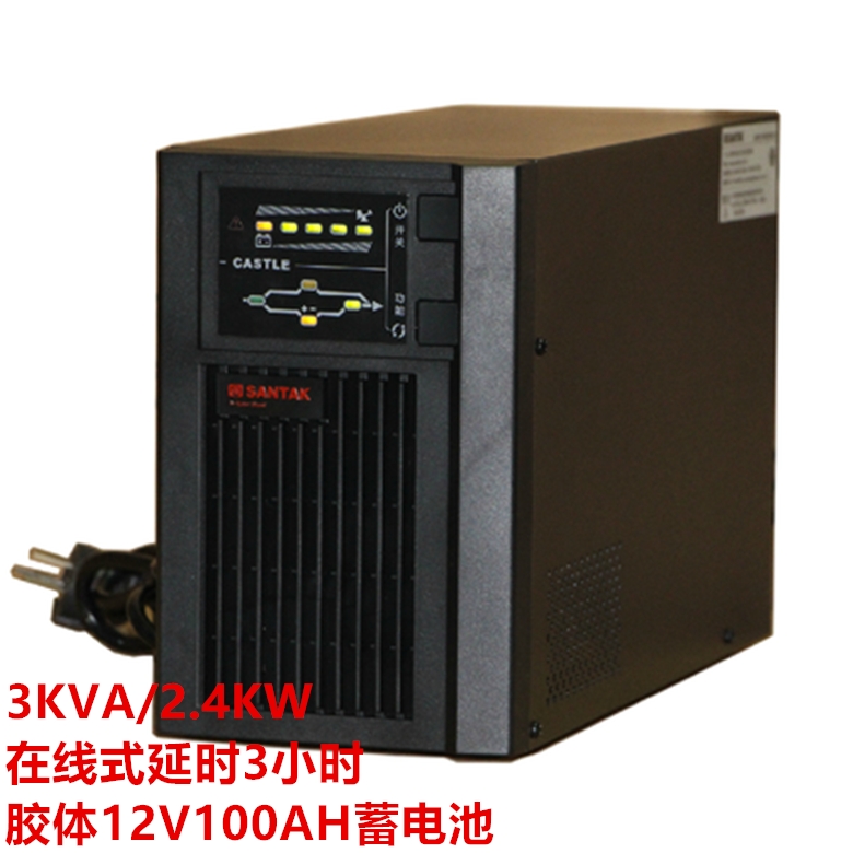 ɽupsԴC3KSھʽ3kva/2.4kwӕr3Сrzw12V100AH