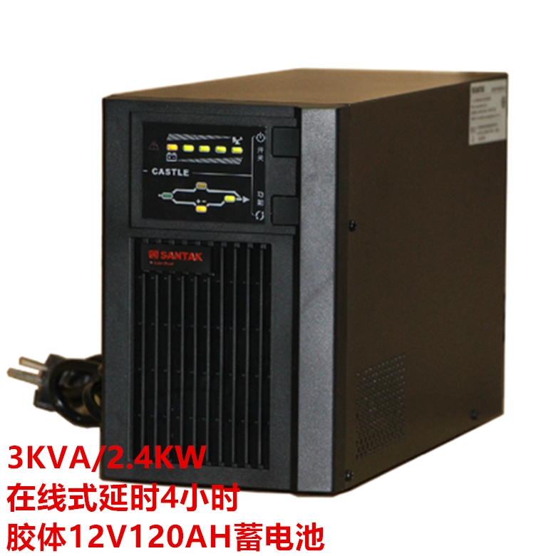 ɽupsԴC3KSھʽ3kva/2.4kwӕr4Сrzw12V100AH